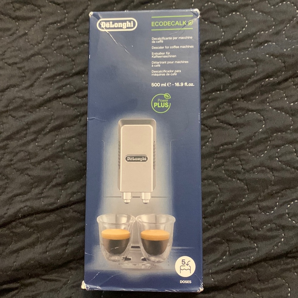 Delonghi Ecodecalk Descaler for coffee machines New In Box
